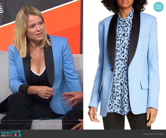 A.L.C. Oren Jacket worn by Sara Haines on Good Morning America