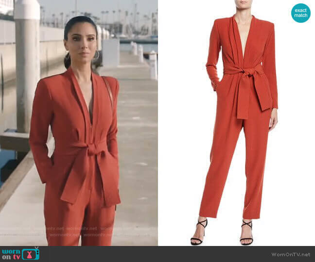 A.L.C. Kieran Jumpsuit worn by Gigi Mendoza (Roselyn Sánchez) on Grand Hotel