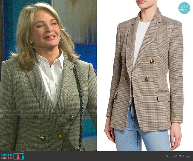 A.L.C. Sedgwick Blazer worn by Marlena Evans (Deidre Hall) on Days of our Lives