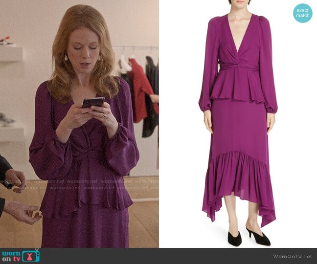A.L.C. Stanwyck Dress worn by Gemma (Zoe Boyle) on Four Weddings and a Funeral