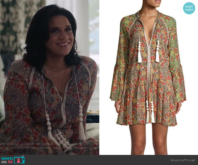 Alexis Cicely Dress worn by Yoli (Justina Adorno) on Grand Hotel