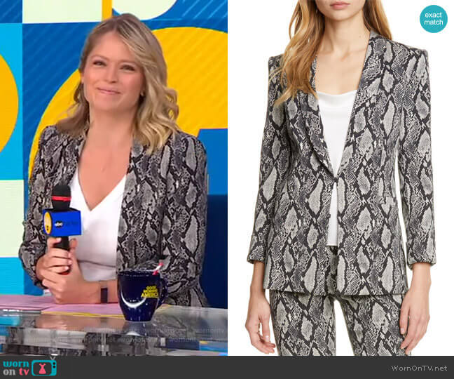 Alice + Olivia Richie Jacket worn by Sara Haines on Good Morning America