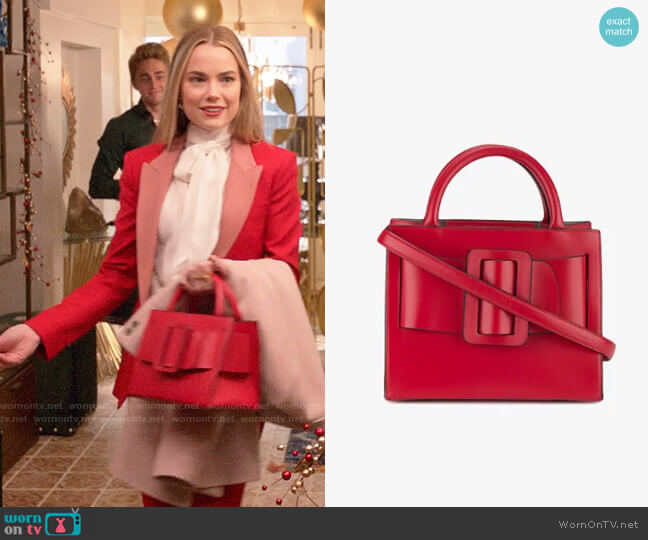 Boyy Bobby Bag worn by Ainsley Howard (Rebecca Rittenhouse) on Four Weddings and a Funeral