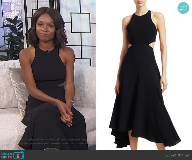 Cinq a Sept Belladonna Dress worn by Zuri Hall on E! News