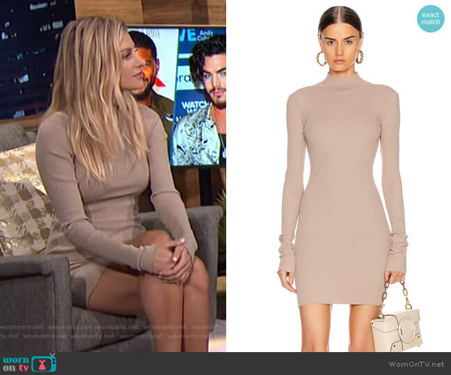 Cotton Citizen Ibiza Mini Dress worn by Morgan Stewart on E! News