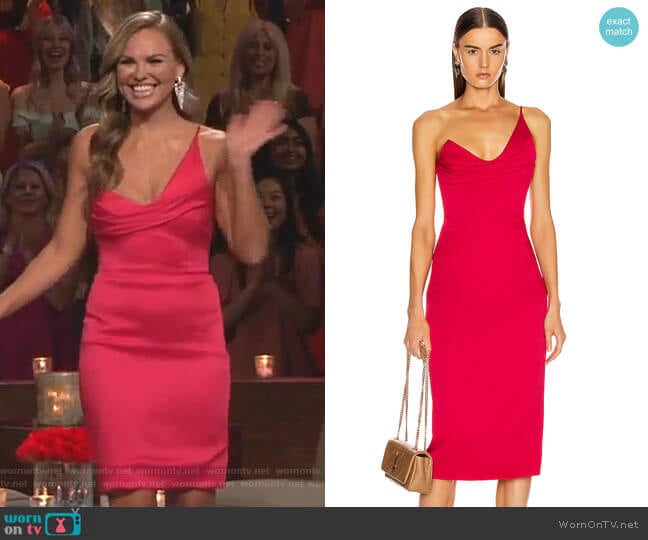 Cushnie Sleeveless Pencil Dress worn by Hannah Brown on The Bachelorette