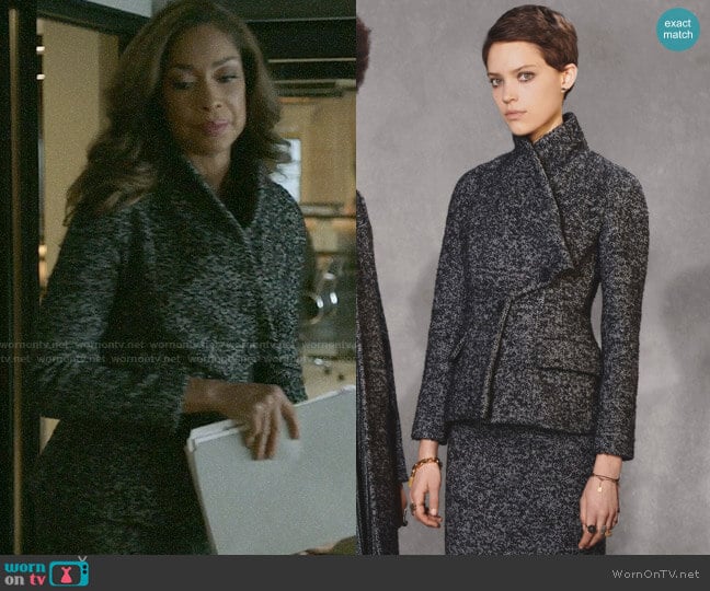 by Christian Dior Pre-Fall 2018 Collection worn by Jessica Pearson (Gina Torres) on Pearson