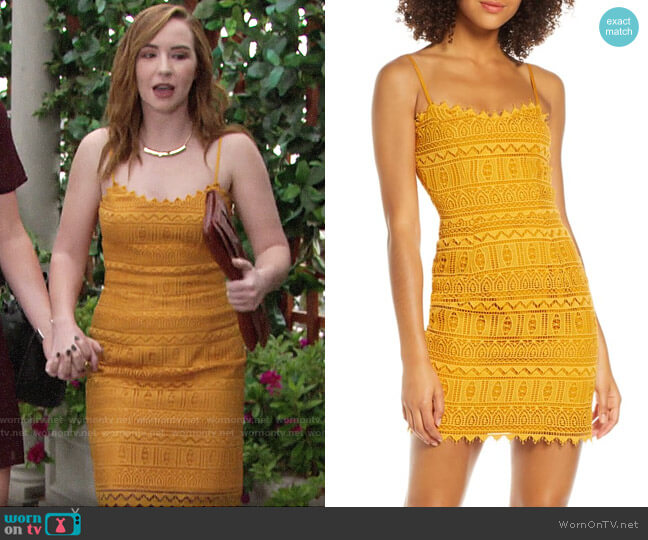 Dress the Population Gwen Dress worn by Mariah Copeland (Camryn Grimes) on The Young and the Restless
