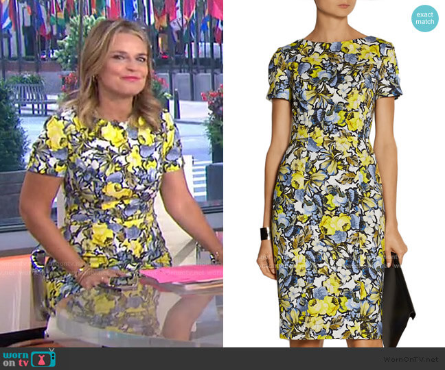 Erdem Joyce Dress worn by Savannah Guthrie on Today