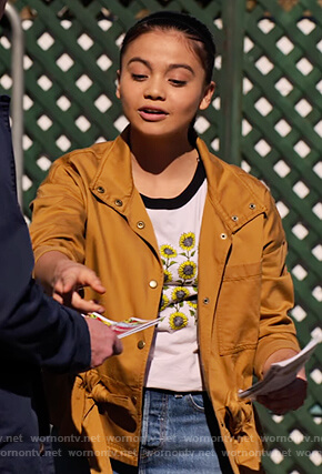Nick’s floral tee and tie jacket on No Good Nick