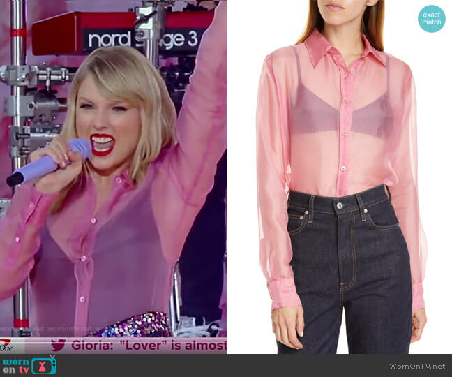 Helmut Lang Silk Organza Shirt