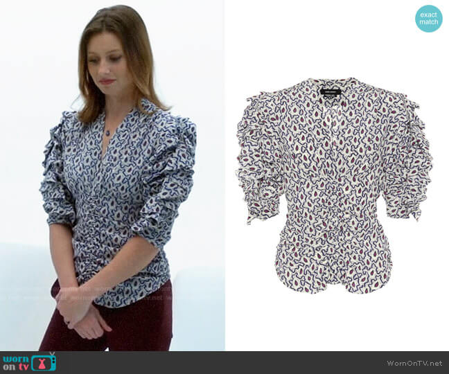 Isabel Marant Andora Top worn by Peyton Charles (Aly Michalka) on iZombie