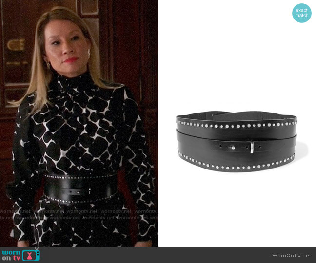 Isabel Marant Jakeen Belt worn by Joan Watson (Lucy Liu) on Elementary