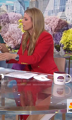 Jill’s red suit on Today