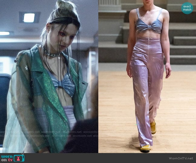 by Lou Dallas - Spring 2019 Collection worn by Jules Vaughn (Hunter Schafer) on Euphoria