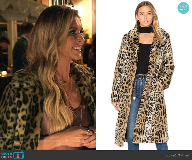 Majorelle Fifi Faux Fur Coat worn by Audrina Patridge (Audrina Patridge) on The Hills New Beginnings