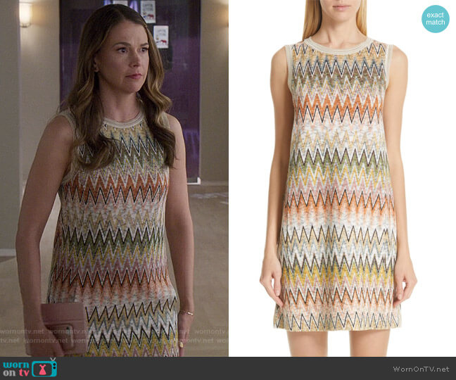 Missoni Knit Shift Dress worn by Liza Miller (Sutton Foster) on Younger