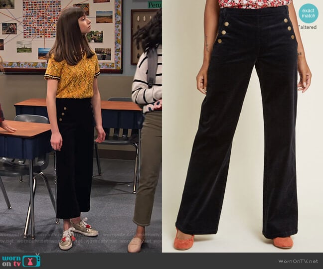 Modcloth The Madison Pant in Black worn by Molly (Lauren Lindsey Donzis) on No Good Nick