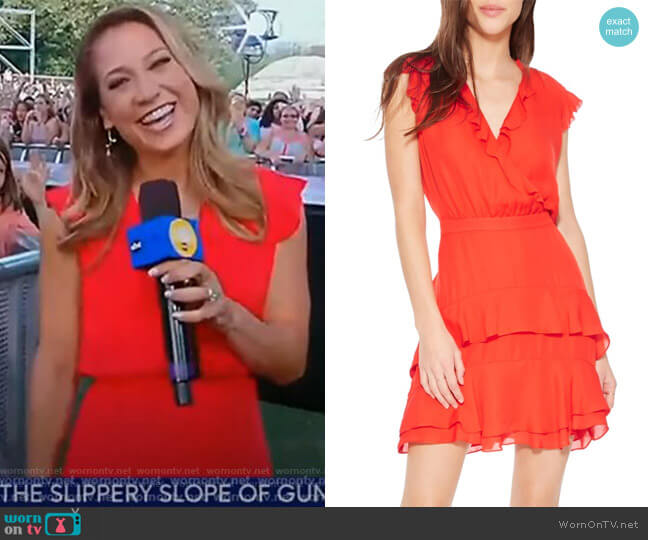 Parker Tangia Dress worn by Ginger Zee on Good Morning America