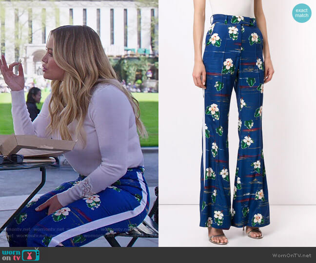 Racil Floral Print Trousers worn by Kelsey Peters (Hilary Duff) on Younger
