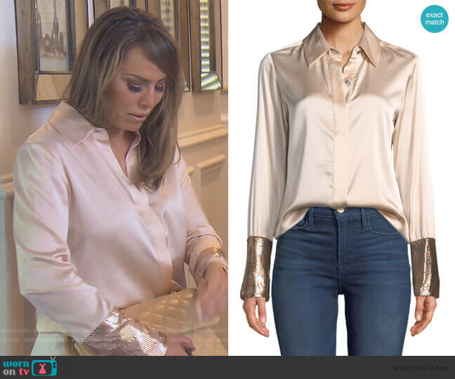 Ramy Brook Talia worn by Kelly Dodd on The Real Housewives of Orange County