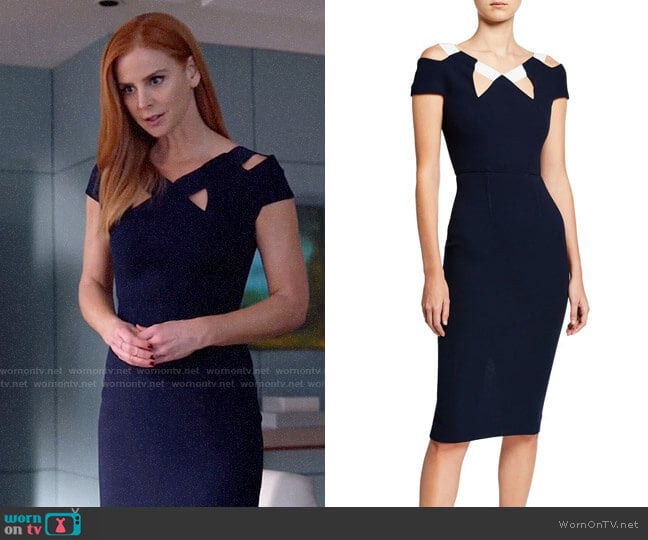 Roland Mouret Atkinson Dress worn by Donna Paulsen (Sarah Rafferty) on Suits