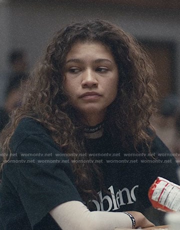 Rue’s No Problemo t-shirt on Euphoria
