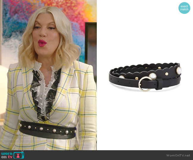 Sandro Cora Belt worn by Tori Spelling (Tori Spelling) on BH90210