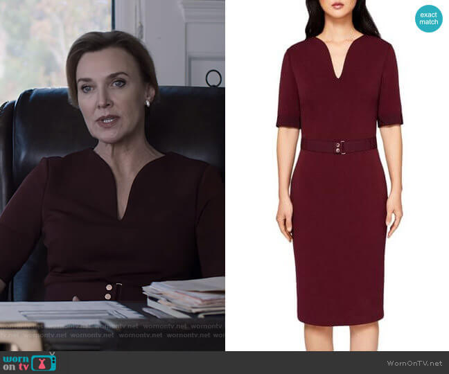 Ted Baker Jesabil Dress worn by Nora Walker (Brenda Strong) on 13 Reasons Why