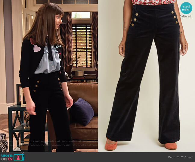 Modcloth The Madison Pant in Black worn by Molly (Lauren Lindsey Donzis) on No Good Nick