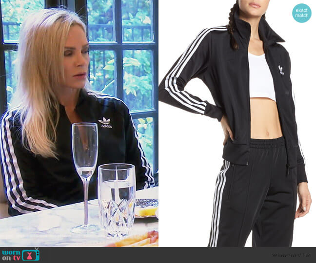 Firebird Recycled Tricot Track Jacket Adidas worn by Tamra Judge on The Real Housewives of Orange County