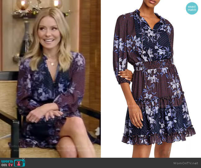 Shoshanna Arlene Dress worn by Kelly Ripa on Live with Kelly and Mark
