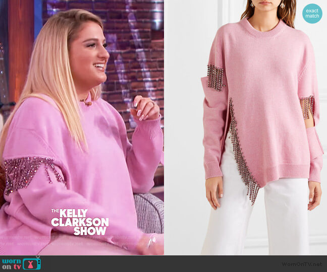 Christopher Kane Crystal-embellished Sweater