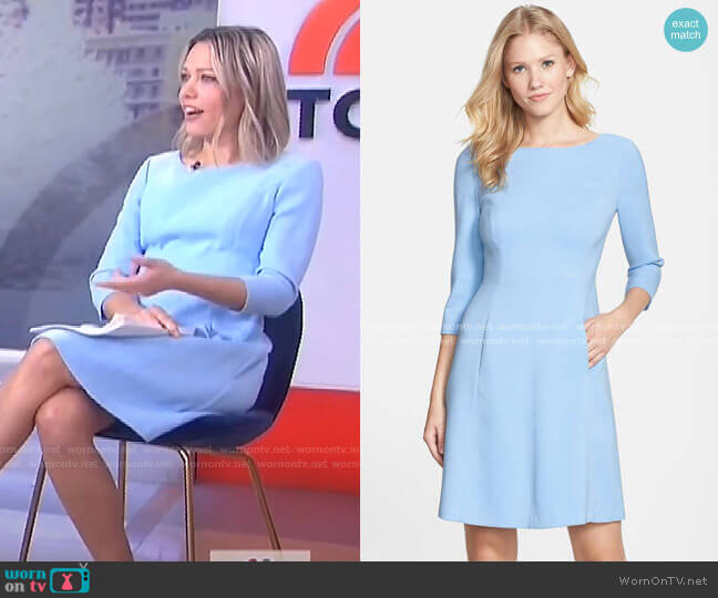 Vince Camuto Crepe A-Line Dress worn by Dylan Dreyer on Today
