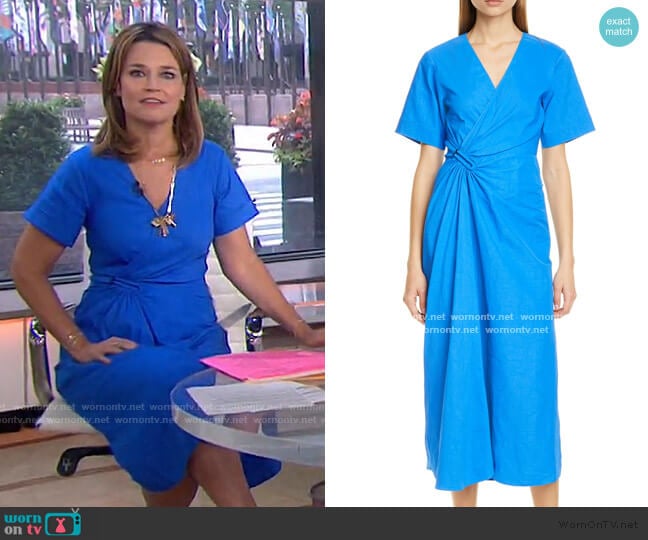 A.L.C. Edie Dress worn by Savannah Guthrie on Today