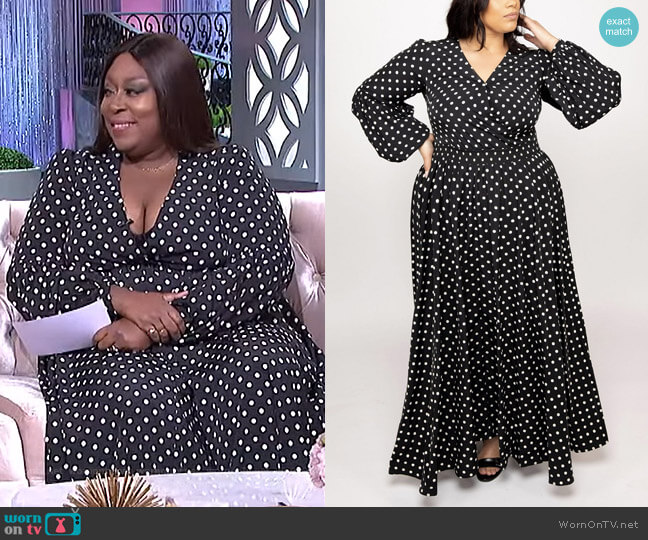 Eleven 60 Endless Dots Dress worn by Loni Love on The Real