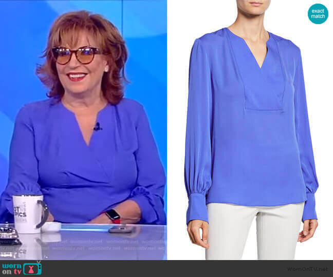 Elie Tahari Reva Blouse worn by Joy Behar on The View