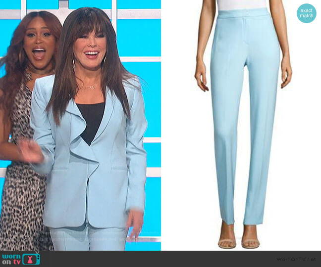Elie Tahari Leena Pants worn by Marie Osmond on The Talk