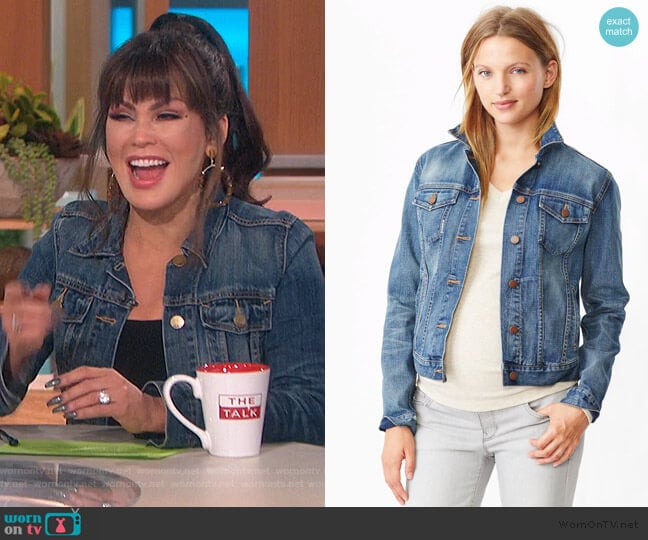 Gap 1969 Heritage Denim Jacket worn by Marie Osmond on The Talk