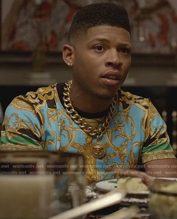 Hakeem’s baroque print tee on Empire