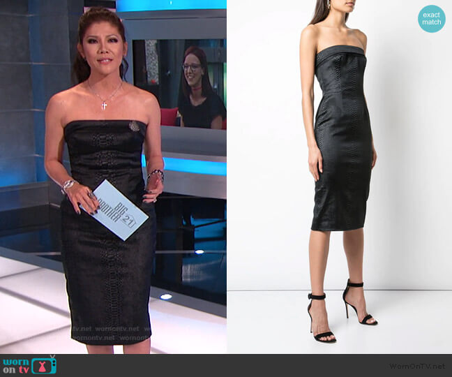 Haney Sloan Dress worn by Julie Chen on Big Brother