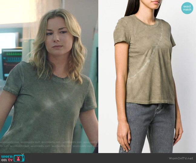James Perse Round Neck T-Shirt worn by Nicolette Nevin (Emily VanCamp) on The Resident