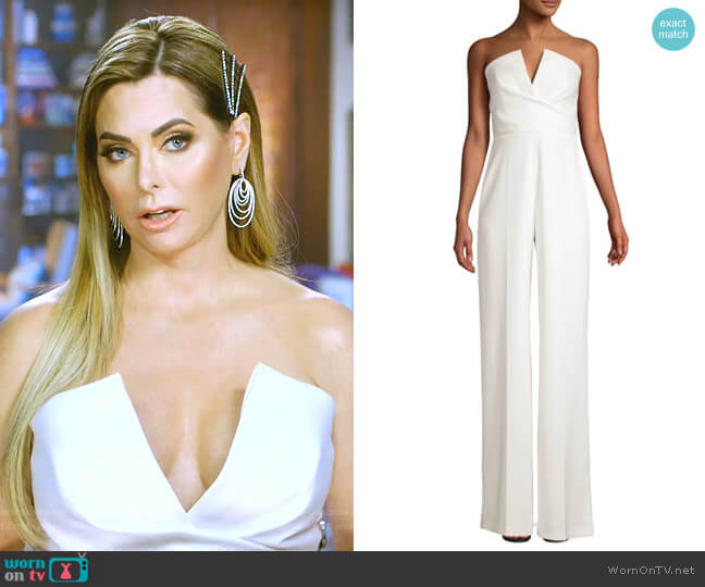 Jay Godfrey Dawson Jumpsuit worn by D’Andra Simmons on The Real Housewives of Dallas