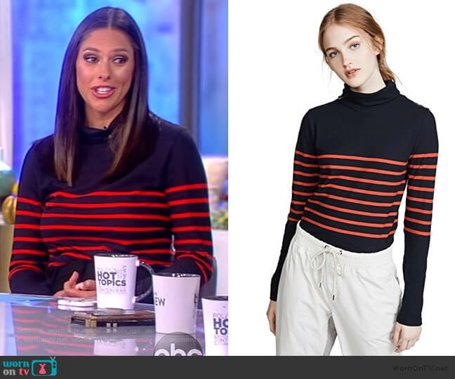 Kule The Tissue Turtleneck worn by Abby Huntsman on The View