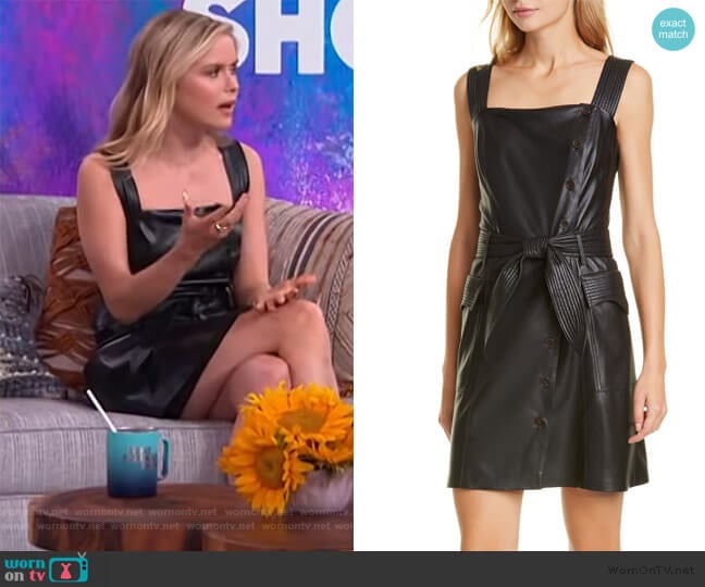 Nanushka Charo Vegan Leather Minidress