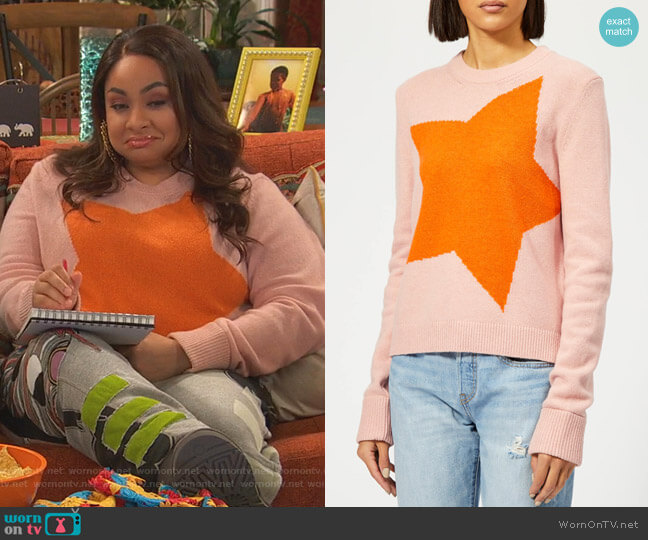 PS Paul Smith Star Jumper worn by Raven Baxter (Raven-Symoné) on Ravens Home