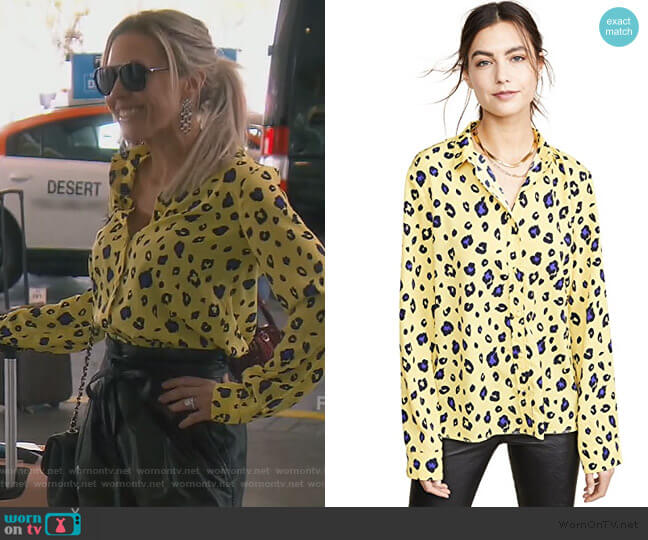 RtA Blythe Blouse worn by Braunwyn Windham-Burke on The Real Housewives of Orange County