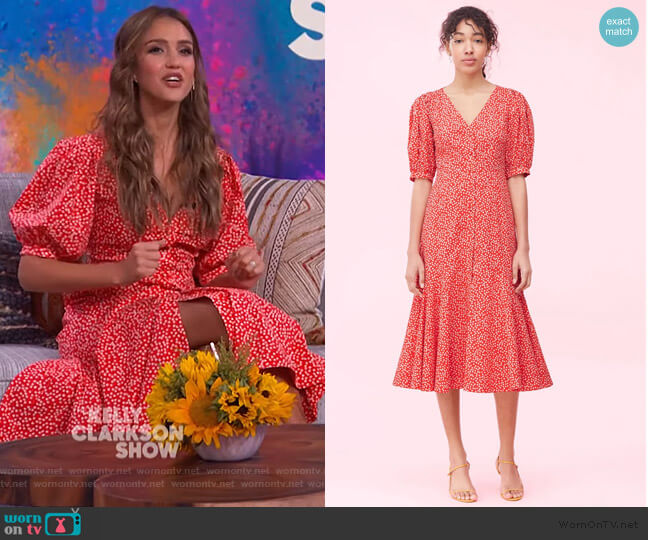 Rebecca Taylor Malia Floral Poplin Dress