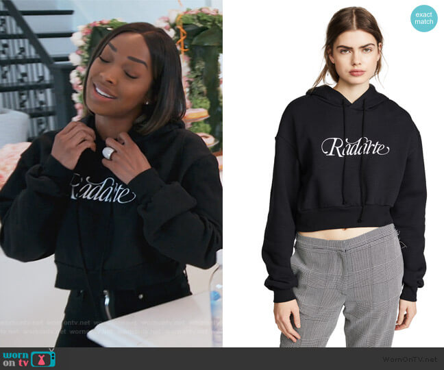 Rodarte Cropped Radarte Hoodie