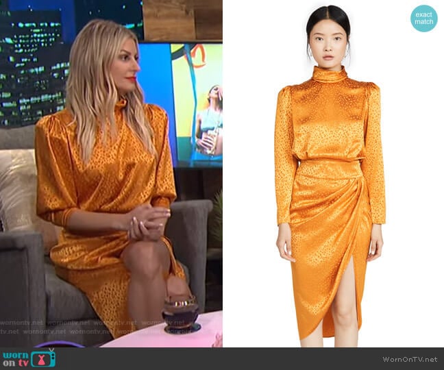 Ronny Kobo Kaira Dress worn by Morgan Stewart on E! News